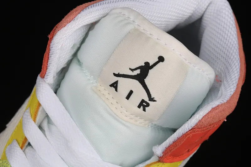 All categories Air Jordan Jordan series basketball shoes Air Jordan 1 Mid Air Jordan 1 Mid AJ1 Joe 1 color stitching mid-top basketball shoes DJ6908-100